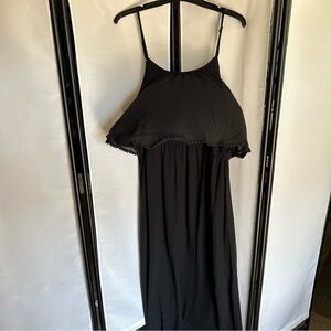 Woman's black spaghetti strap dress size XXL